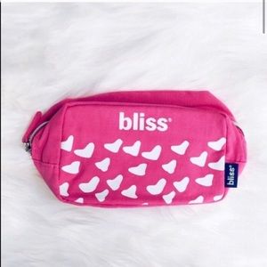 Bliss Bags - “Bliss” Pink Hearts Makeup Bag Bliss Bags - “Bliss” Pink Hearts Makeup Bag